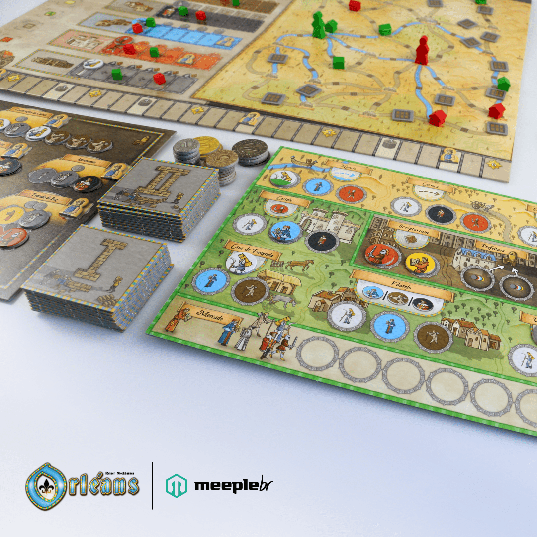 Jogo de Tabuleiro Orleans - meeplebr