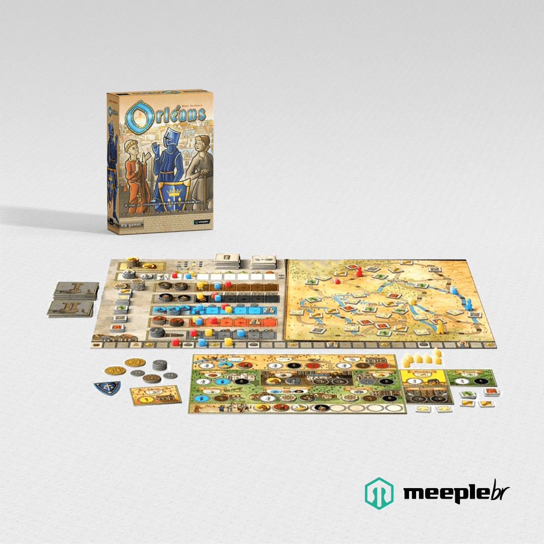 Orleans Jogo de Tabuleiro Meeple br em Promoção na Americanas