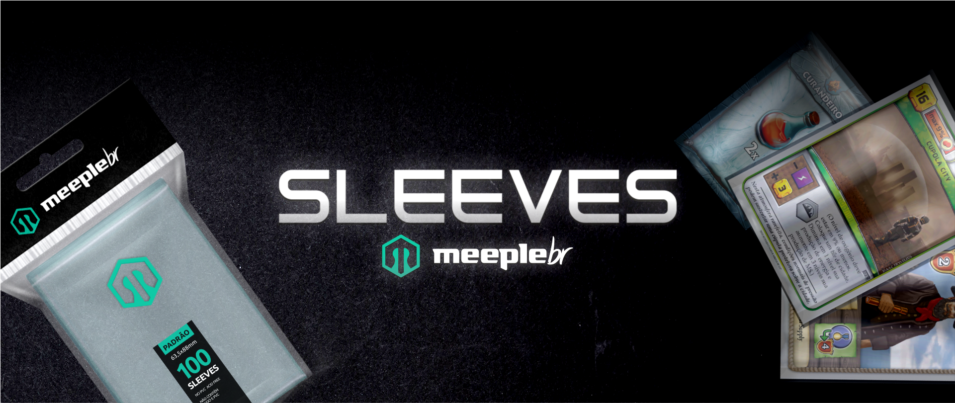 Sleeves MeepleBR