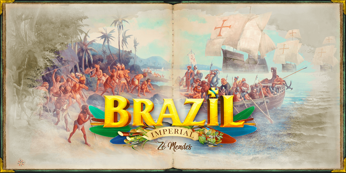 Brazil Imperial Jogo de Tabuleiro Meeple br no Shoptime