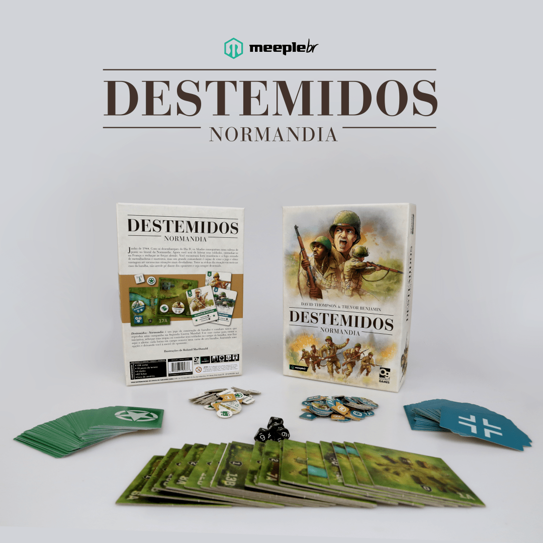 Destemidos Normandia - Meeplebr - ShopDG - Sua Loja de Jogos de