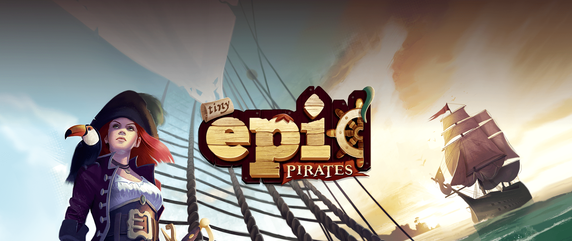 Tiny Epic Pirates Jogo de Tabuleiro Meeple BR