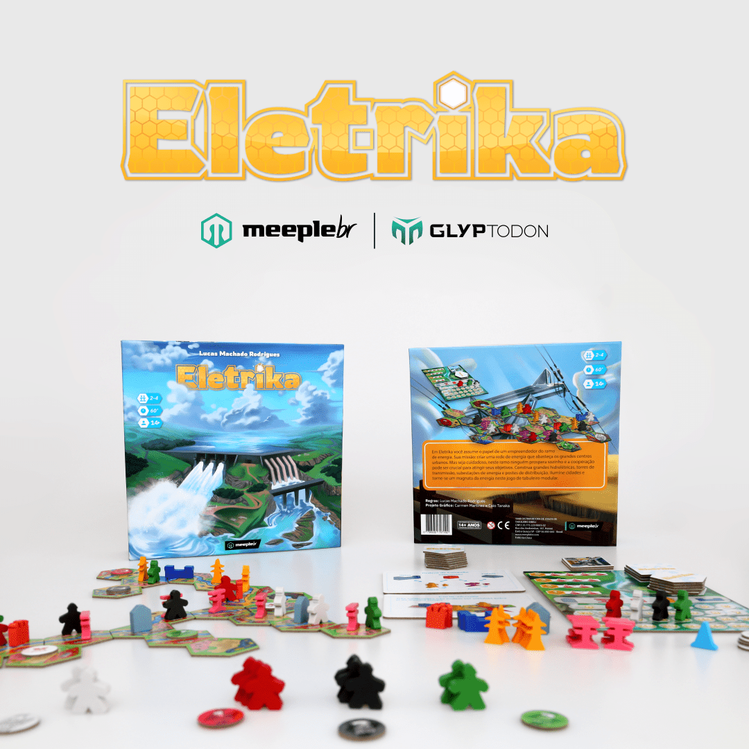 Elétrika Jogo de Tabuleiro Meeple BR