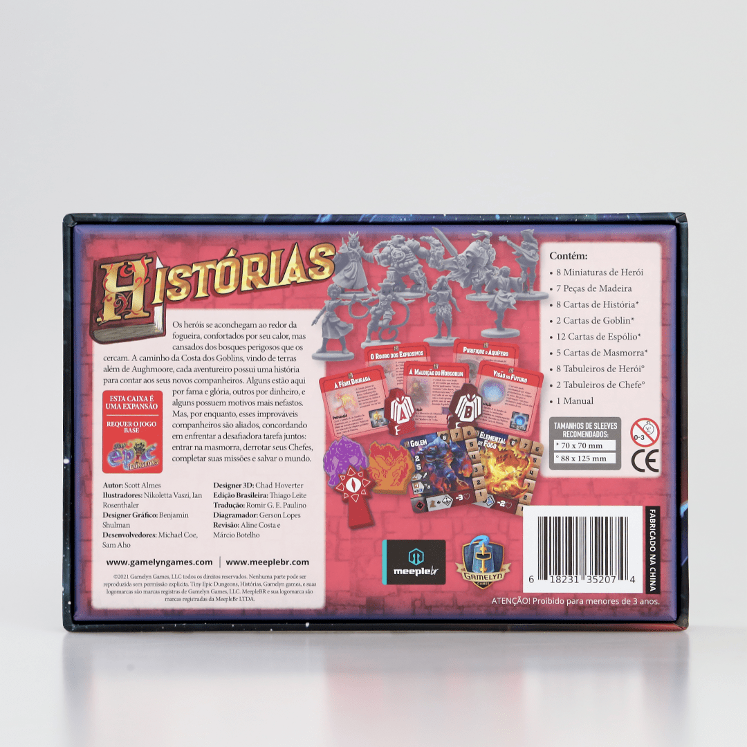 Expansão Tiny Epic Dungeons – Histórias