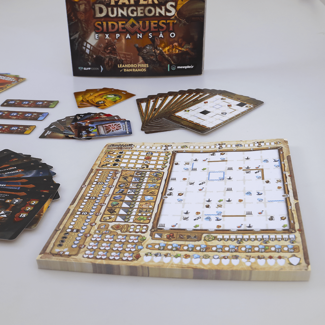 Paper Dungeons: Side Quest - MeepleBR