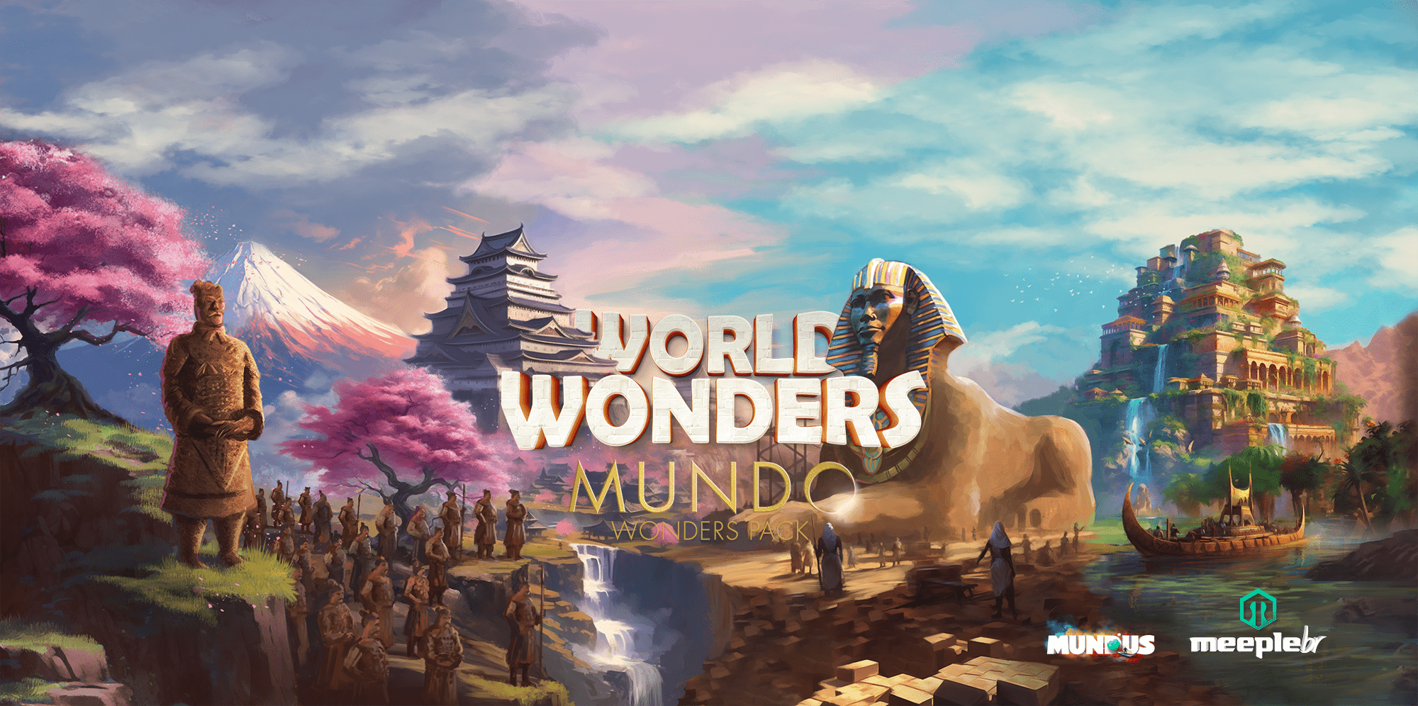 World Wonders: Expansão Mundo - MeepleBR