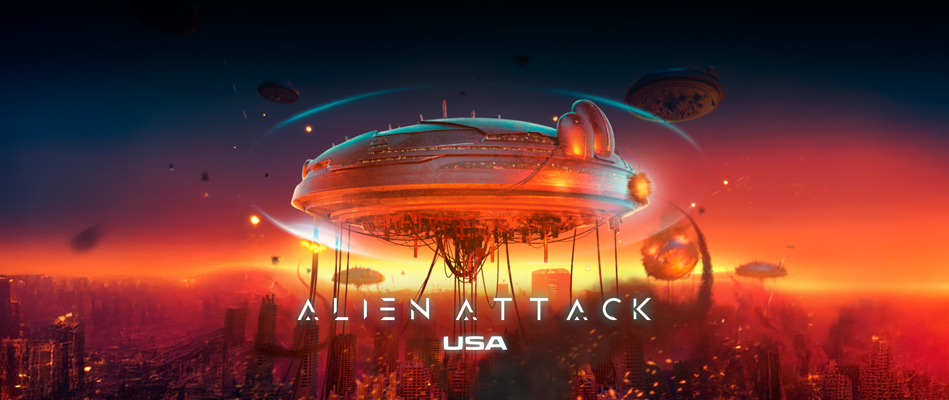 Alien Attack USA - MeepleBR