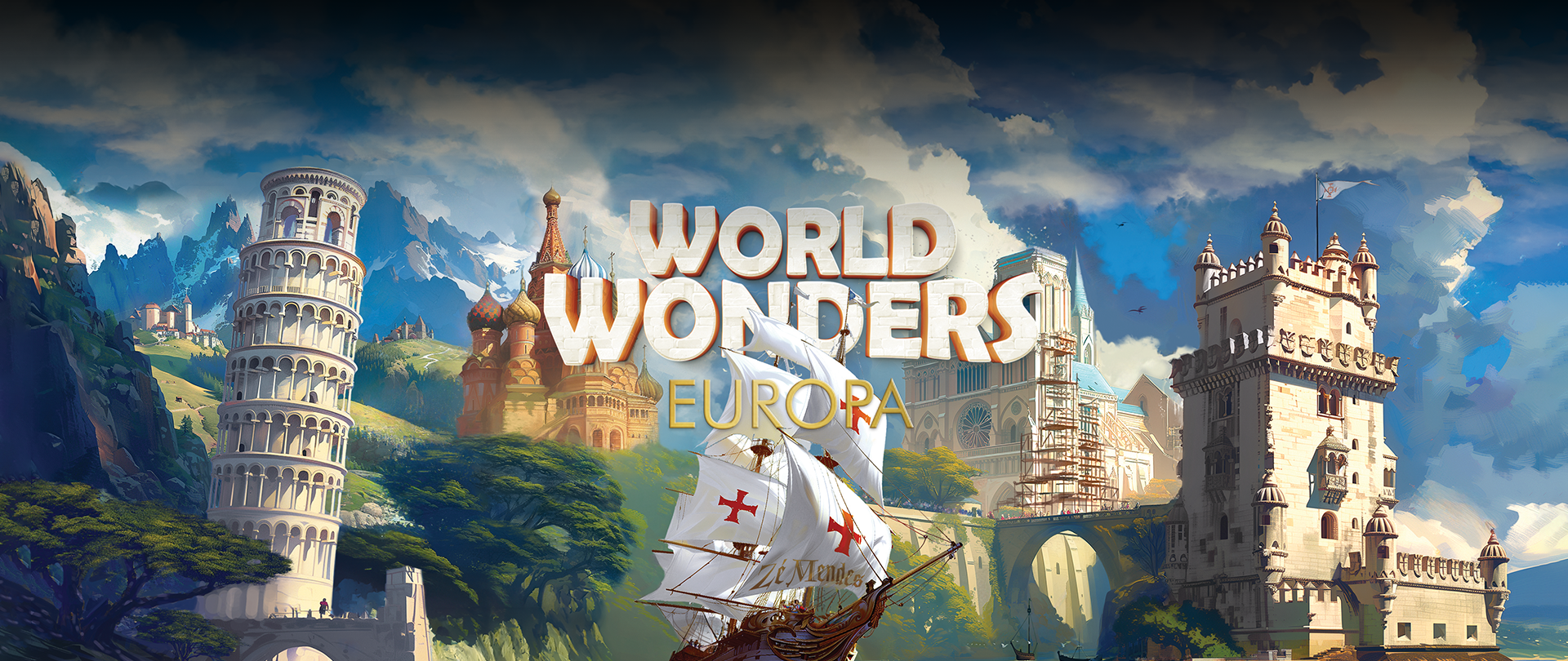 World Wonders - Europa Wonders Pack - MeepleBR